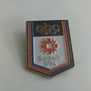 1984 Olympic pin ABC network